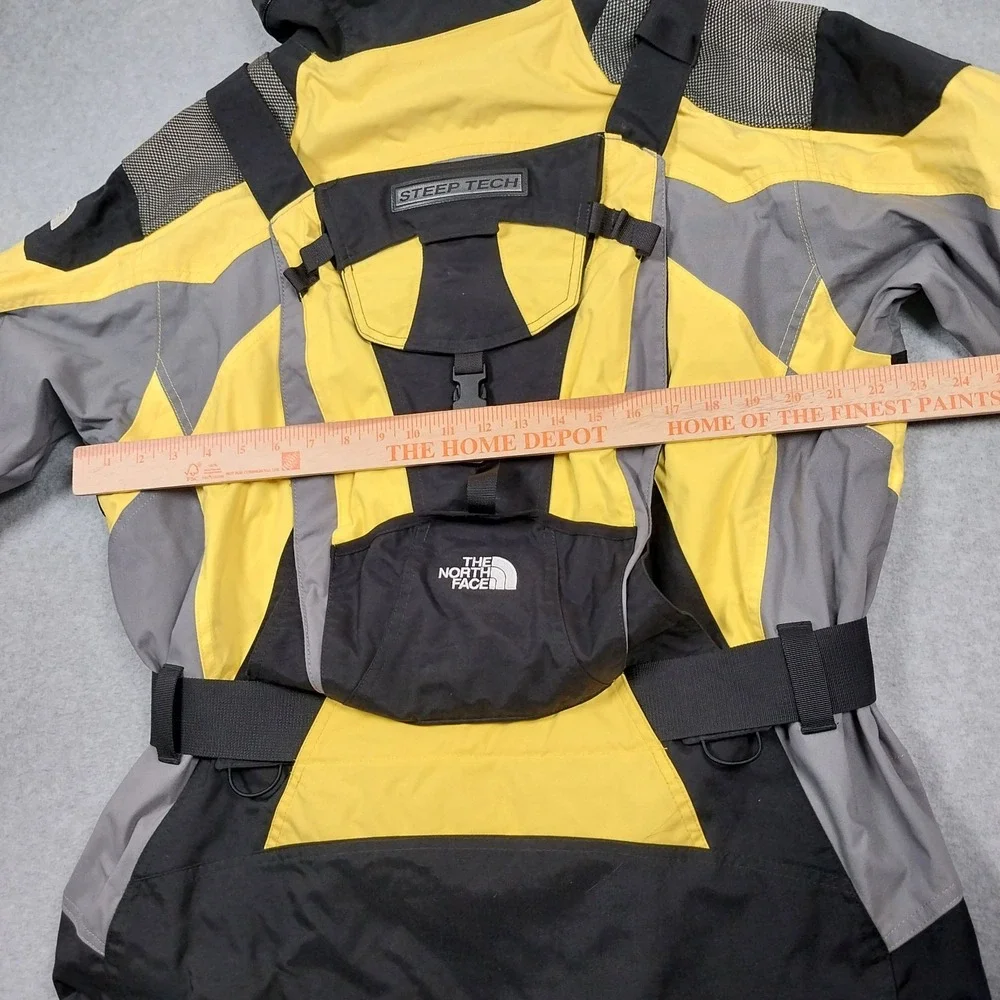 The North Face Steep Tech Jacket Mens Large Black Yellow Scot Schmidt Work Ski